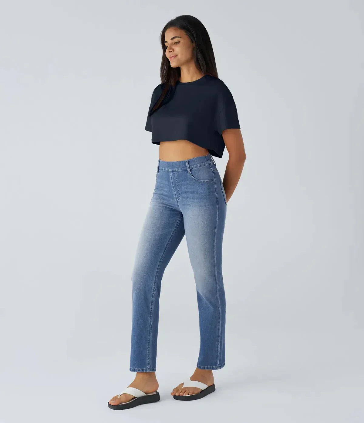 Comfort Fit | Elastisk & Komfortabel Bukser Med Høj Talje