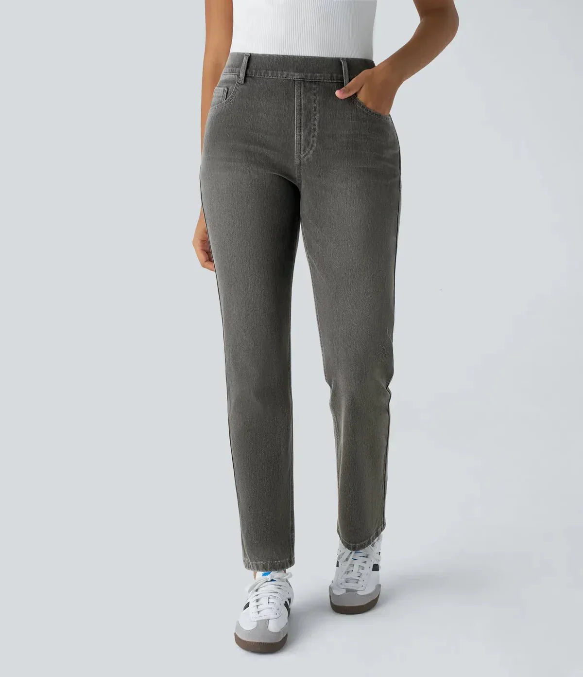 Comfort Fit | Elastisk & Komfortabel Bukser Med Høj Talje