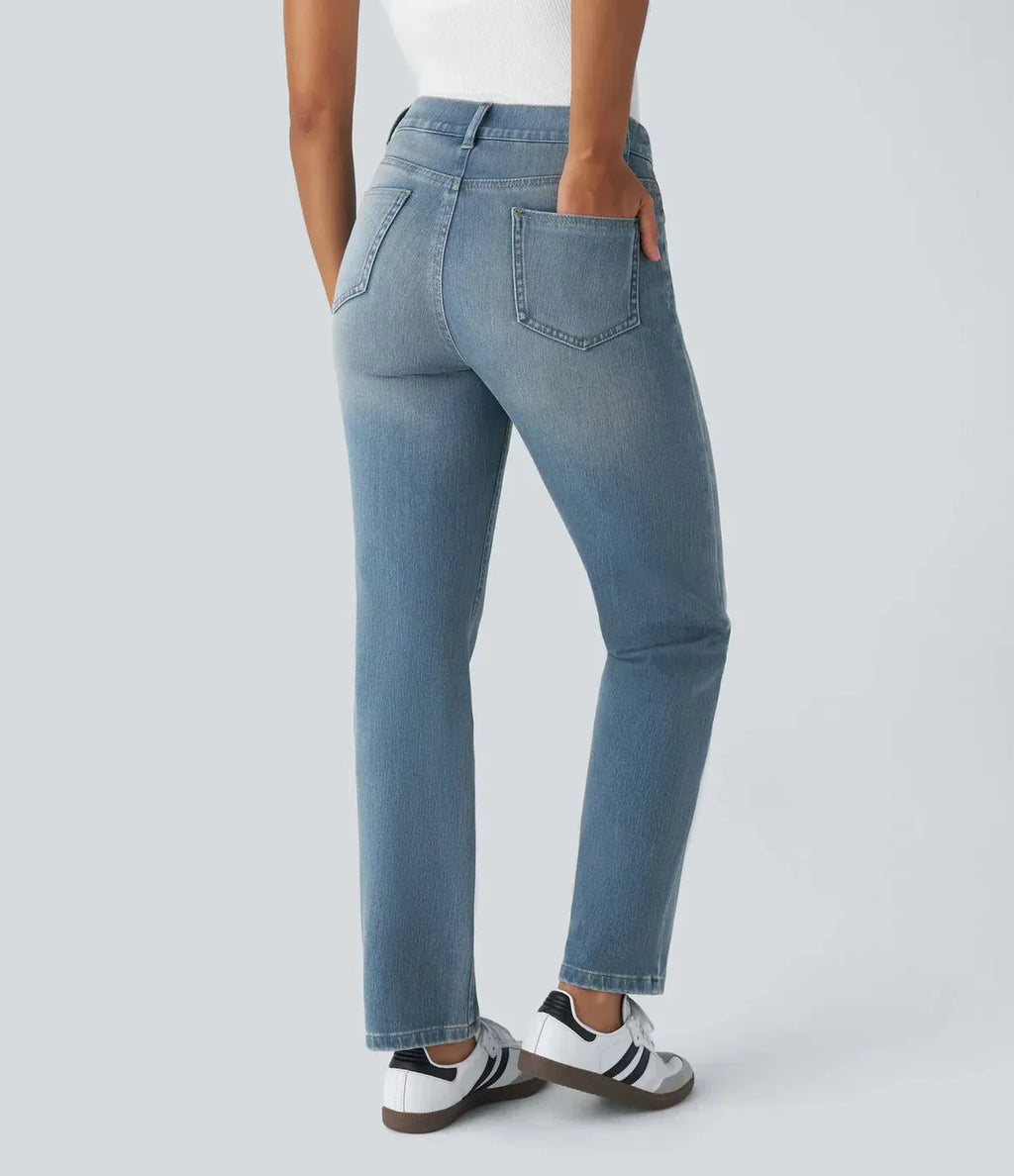 Comfort Fit | Elastisk & Komfortabel Bukser Med Høj Talje