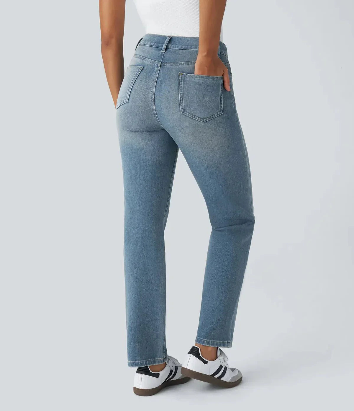 Comfort Fit | Elastisk & Komfortabel Bukser Med Høj Talje