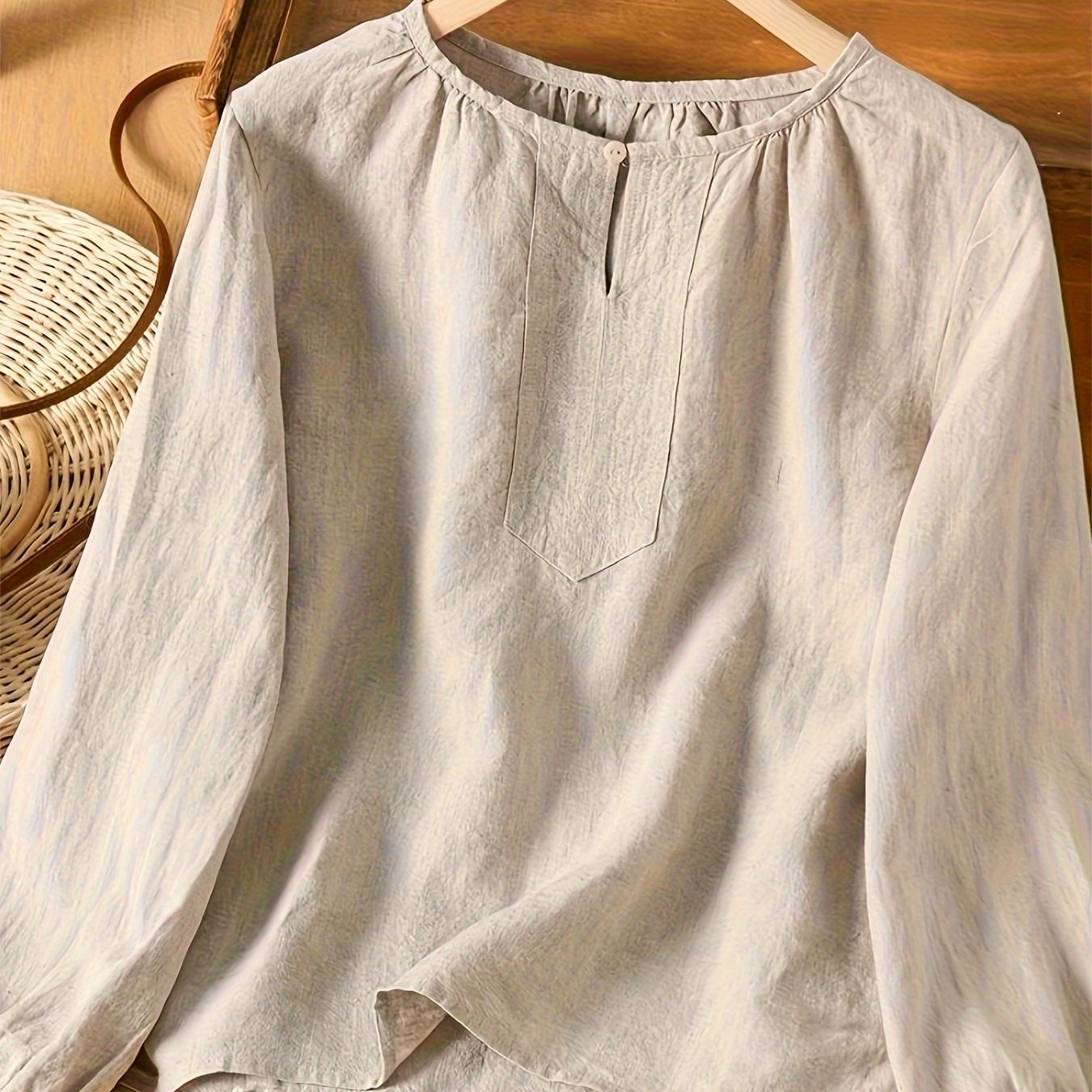 Nina | Unik Linned Sommerbluse