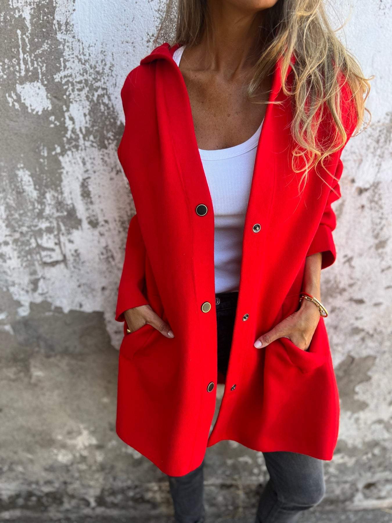 Adriana | Strikket Vest med Knapper