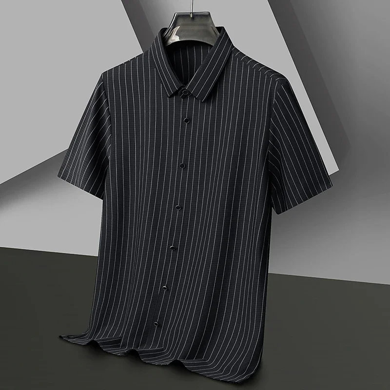 Stribet polo shirt