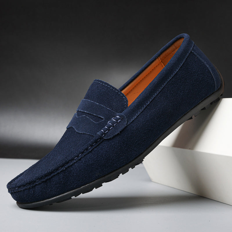 Retro suede herre Loafers