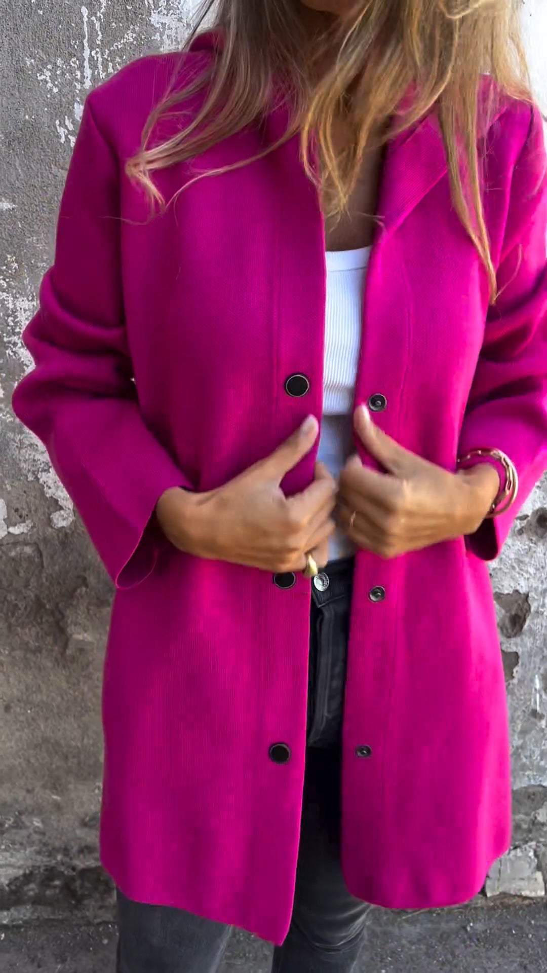 Adriana | Strikket Vest med Knapper