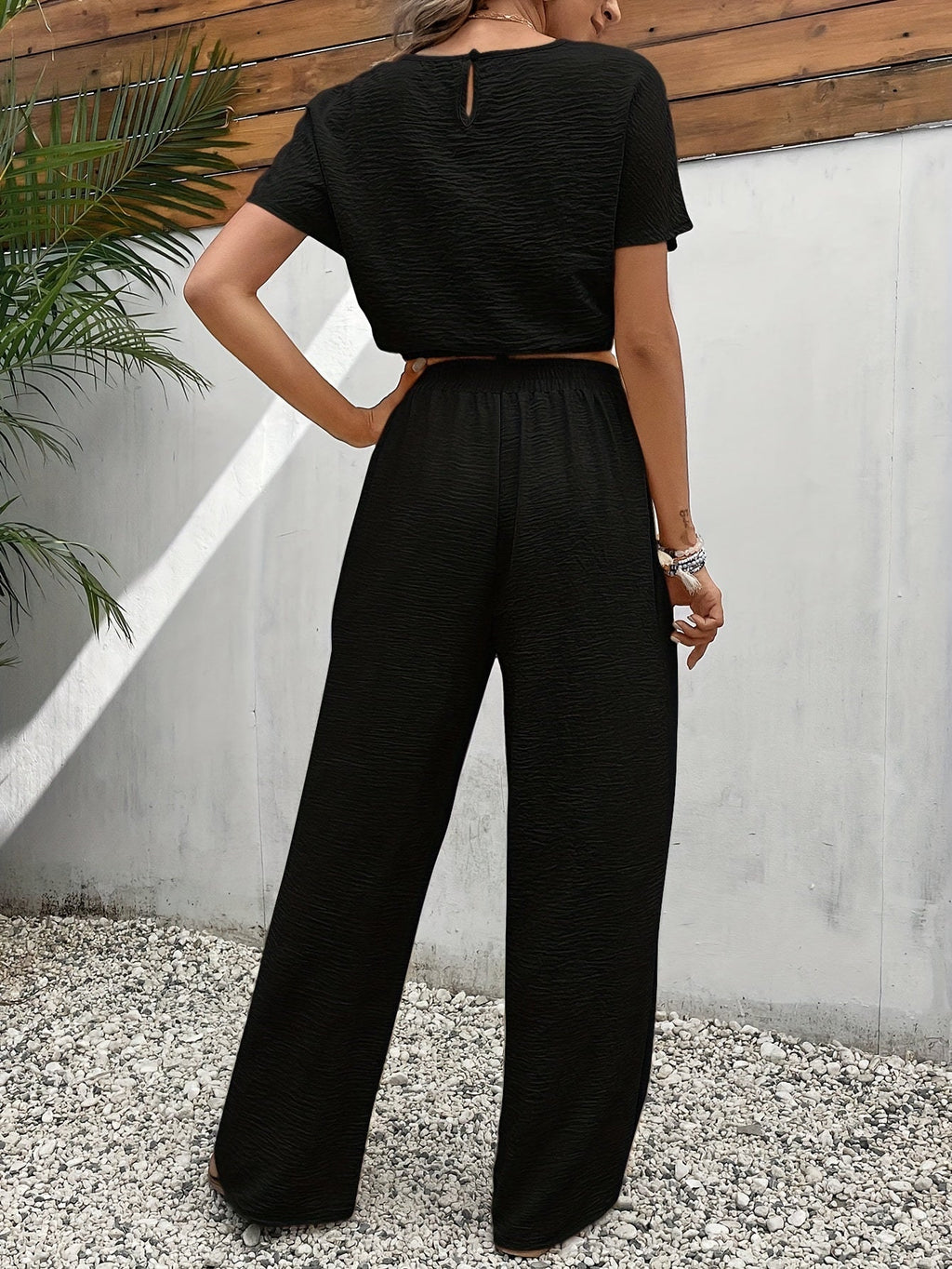 Luna | Chic Crop Top & Bukser