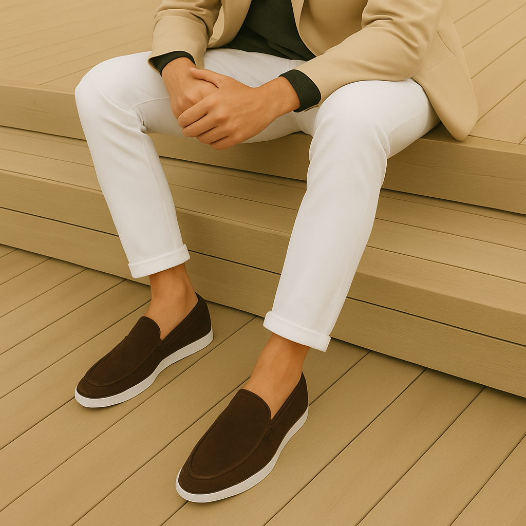 Elegante suede loafers