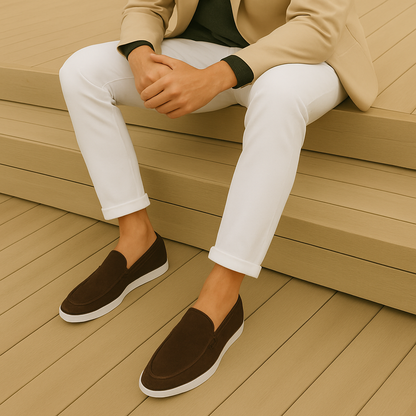 Elegante suede loafers