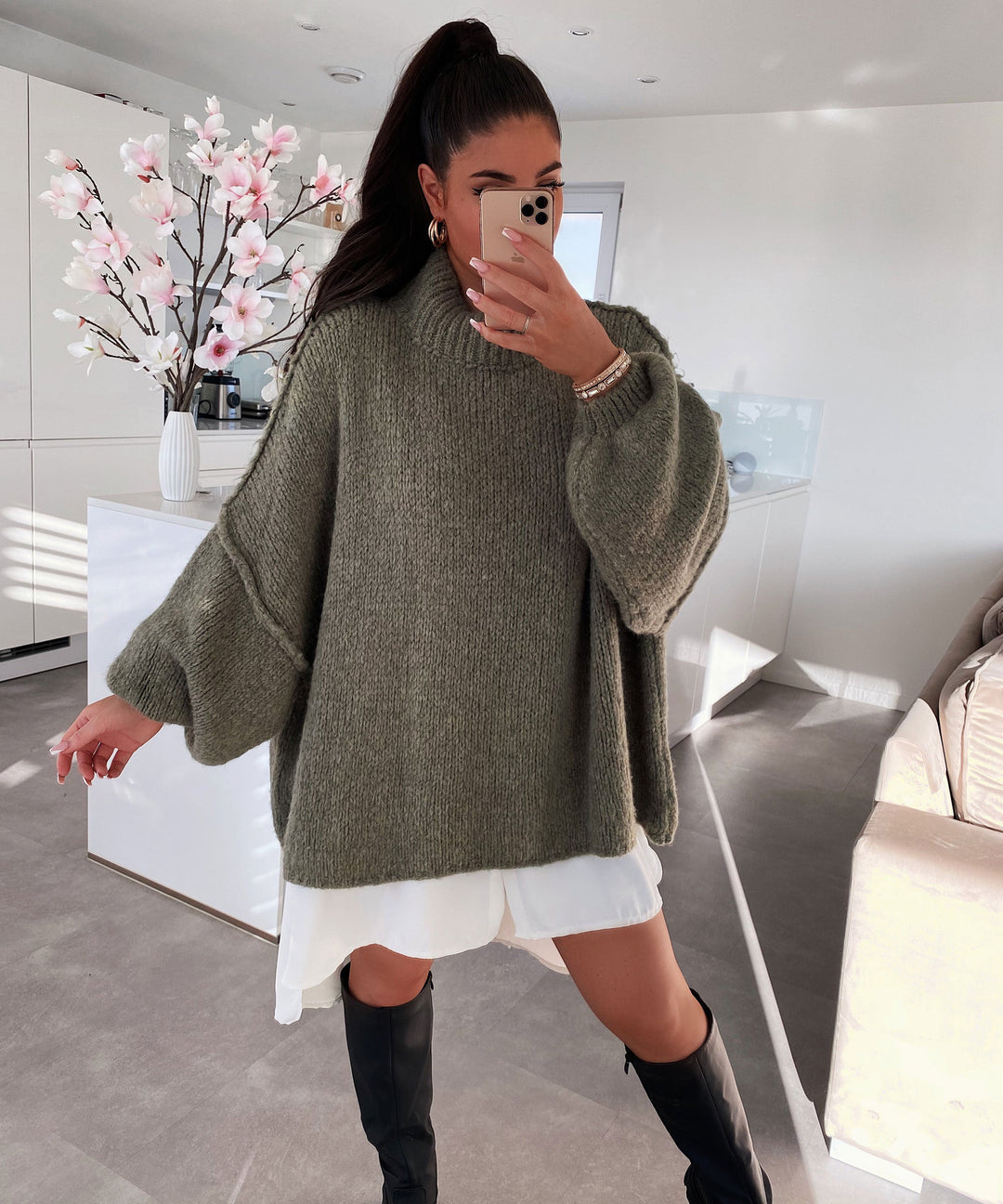Skylar | Stilfuld Strikket Sweater