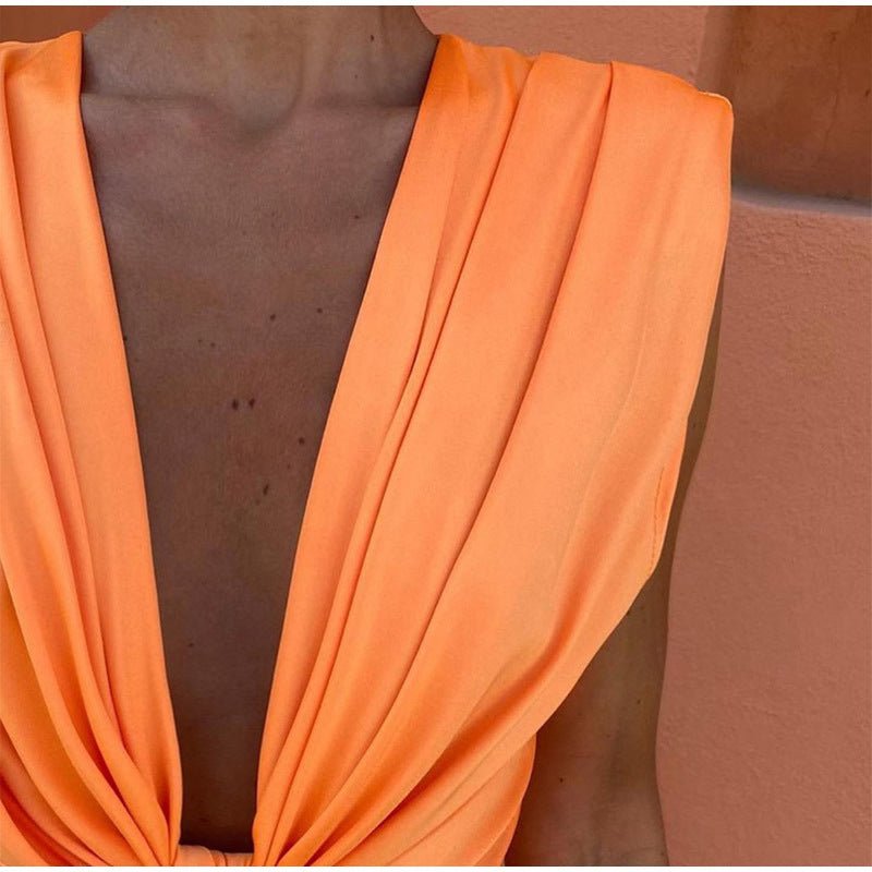 Isabelle | Festkjole med dyb V-hals