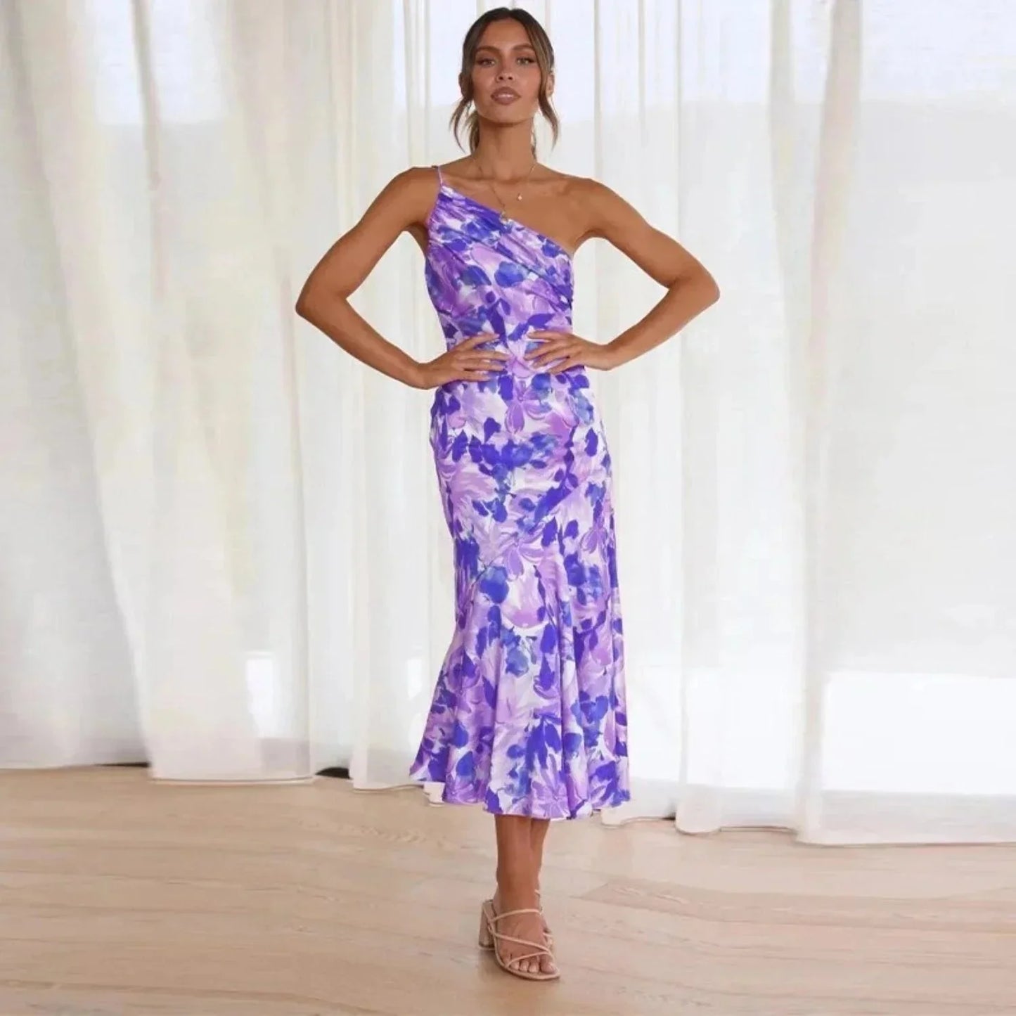 Jenny | Stilfuld Sommer Blomsterkjole