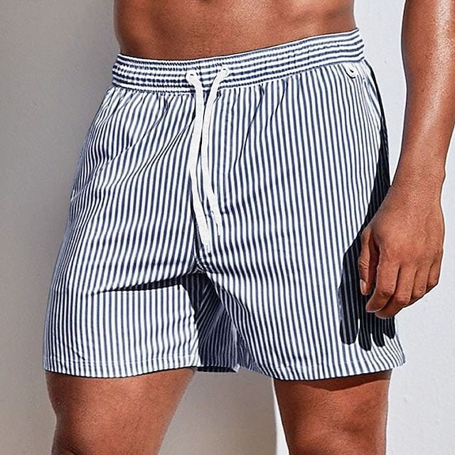 Casual stribede boardshorts