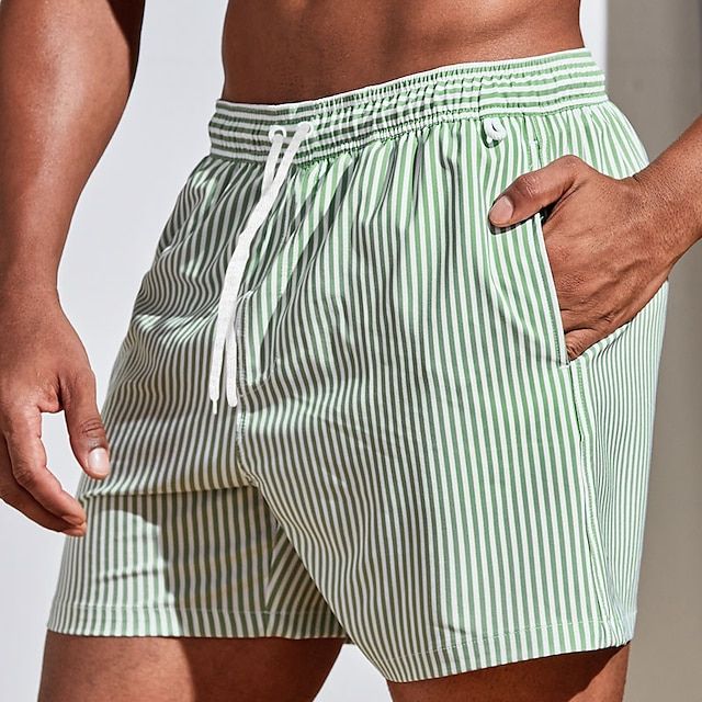 Casual stribede boardshorts