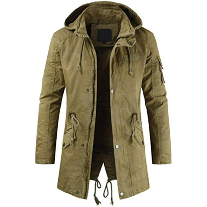 Lange Cargo Parka Jas