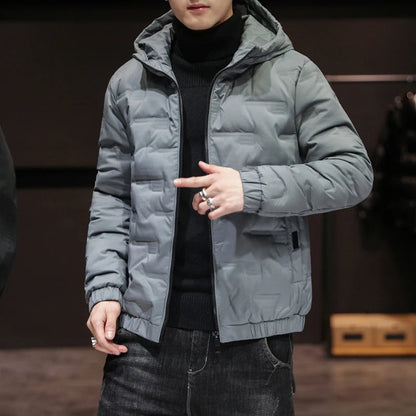 Elegant herrepufferjakke