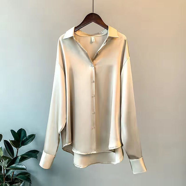 Camicia | Satinbluse til Damer