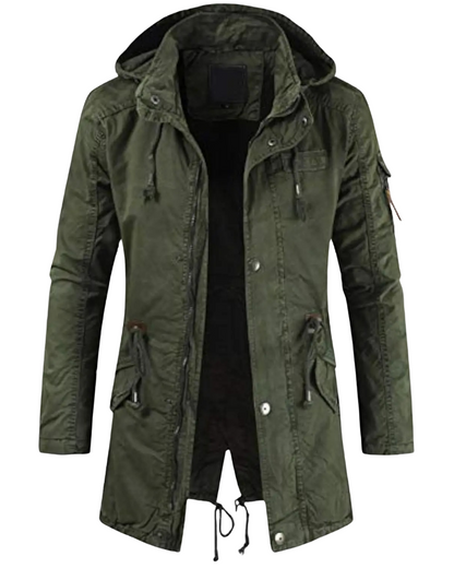 Lange Cargo Parka Jas