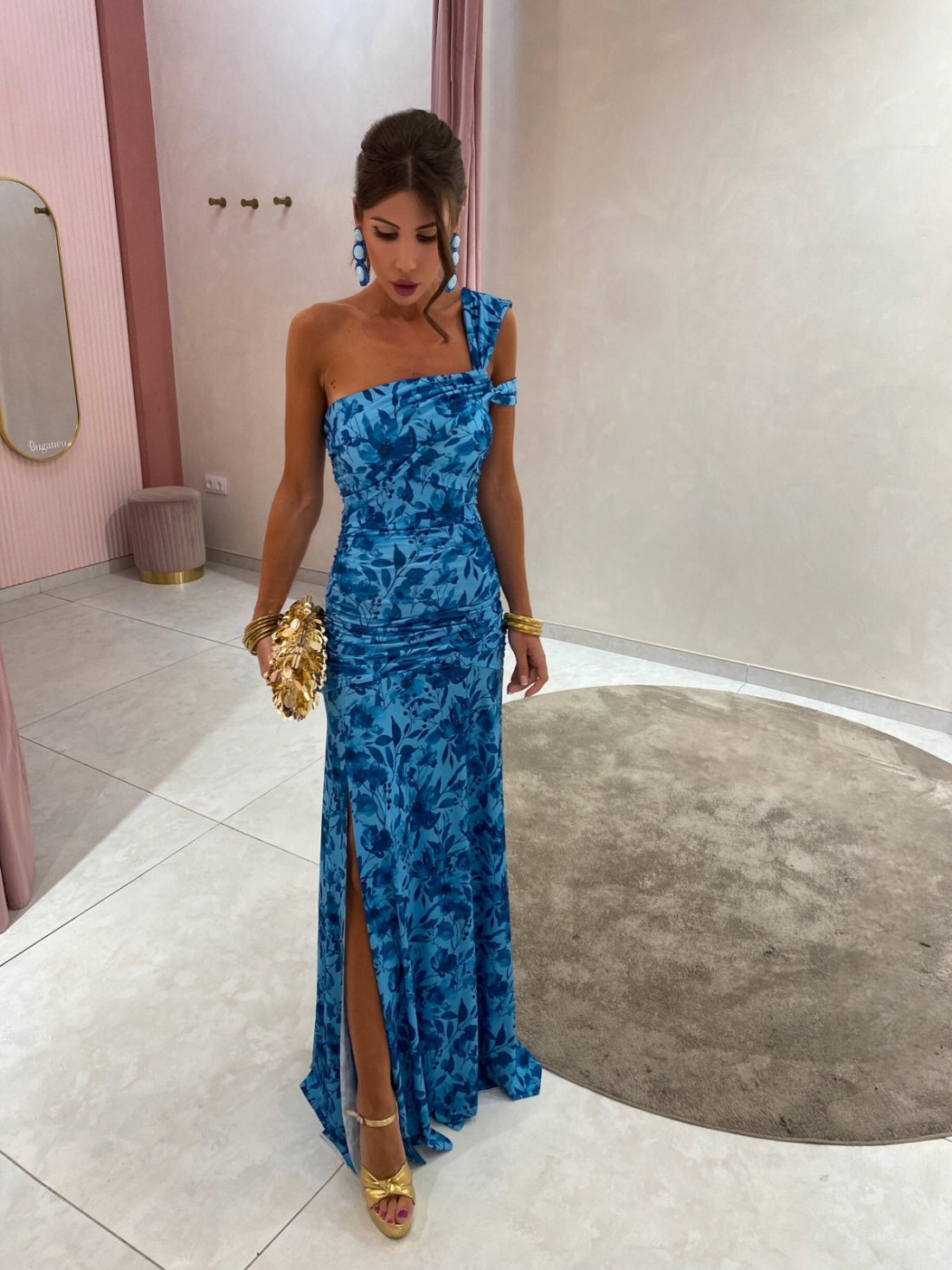 Ariella | Asymmetrisk One Shoulder Aftenkjole