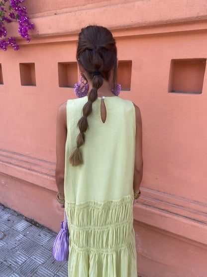 Samara | Ærmeløs Midi Kjole