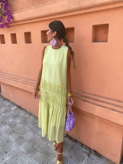 Samara | Ærmeløs Midi Kjole