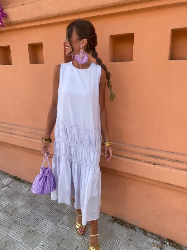 Samara | Ærmeløs Midi Kjole