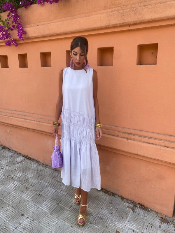 Samara | Ærmeløs Midi Kjole