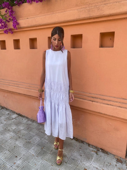 Samara | Ærmeløs Midi Kjole