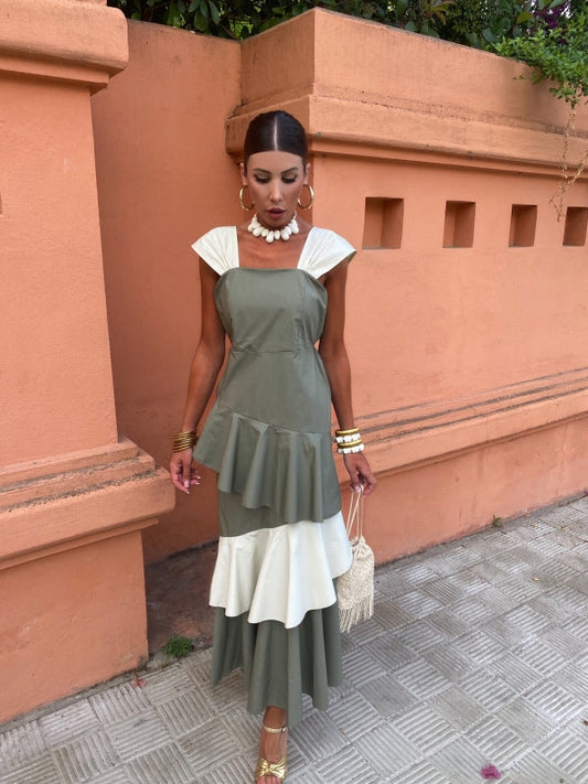 Sofina | Elegant Kjole med Rynker